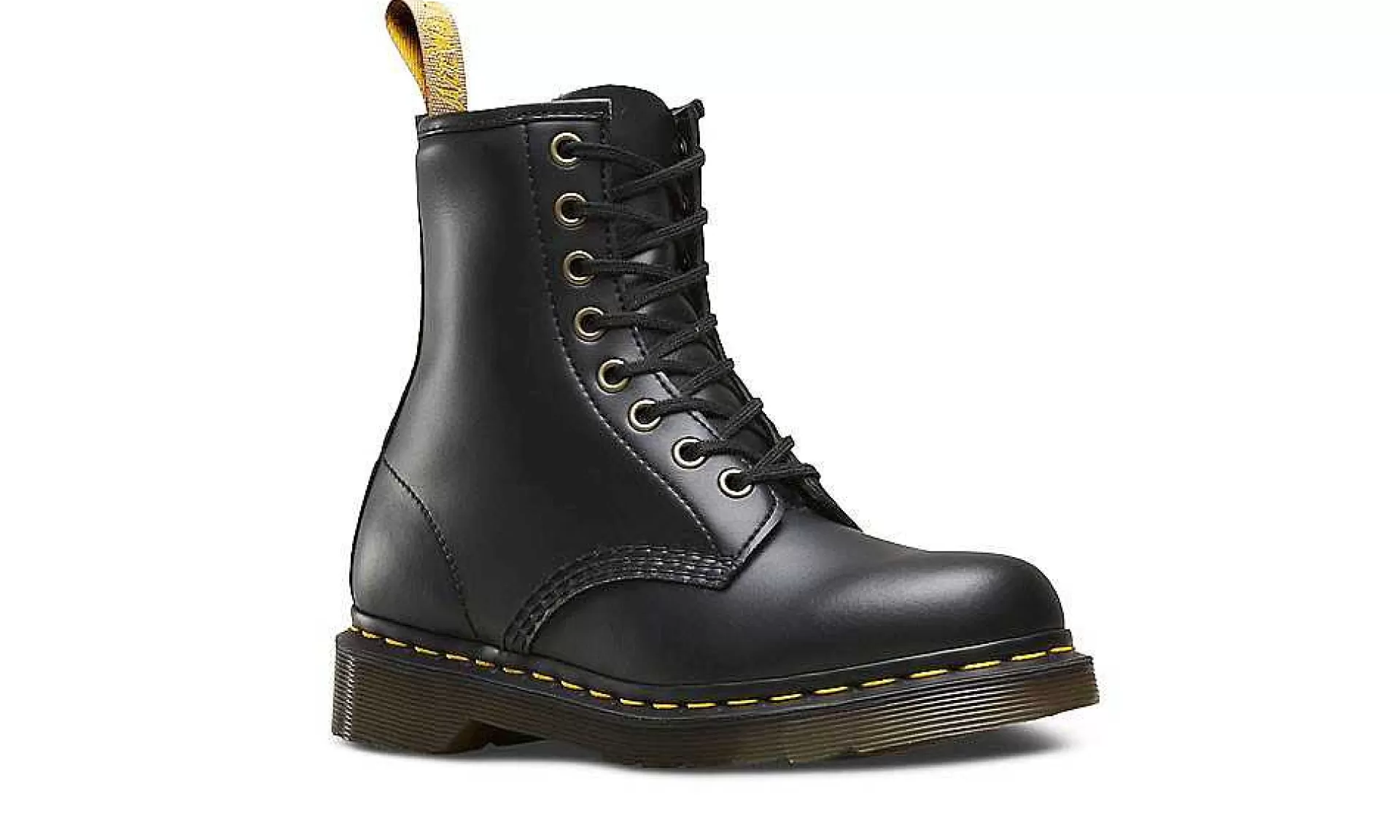 Damen Dr. Martens 1460 8-Eye Boot Black Felix Rub Off