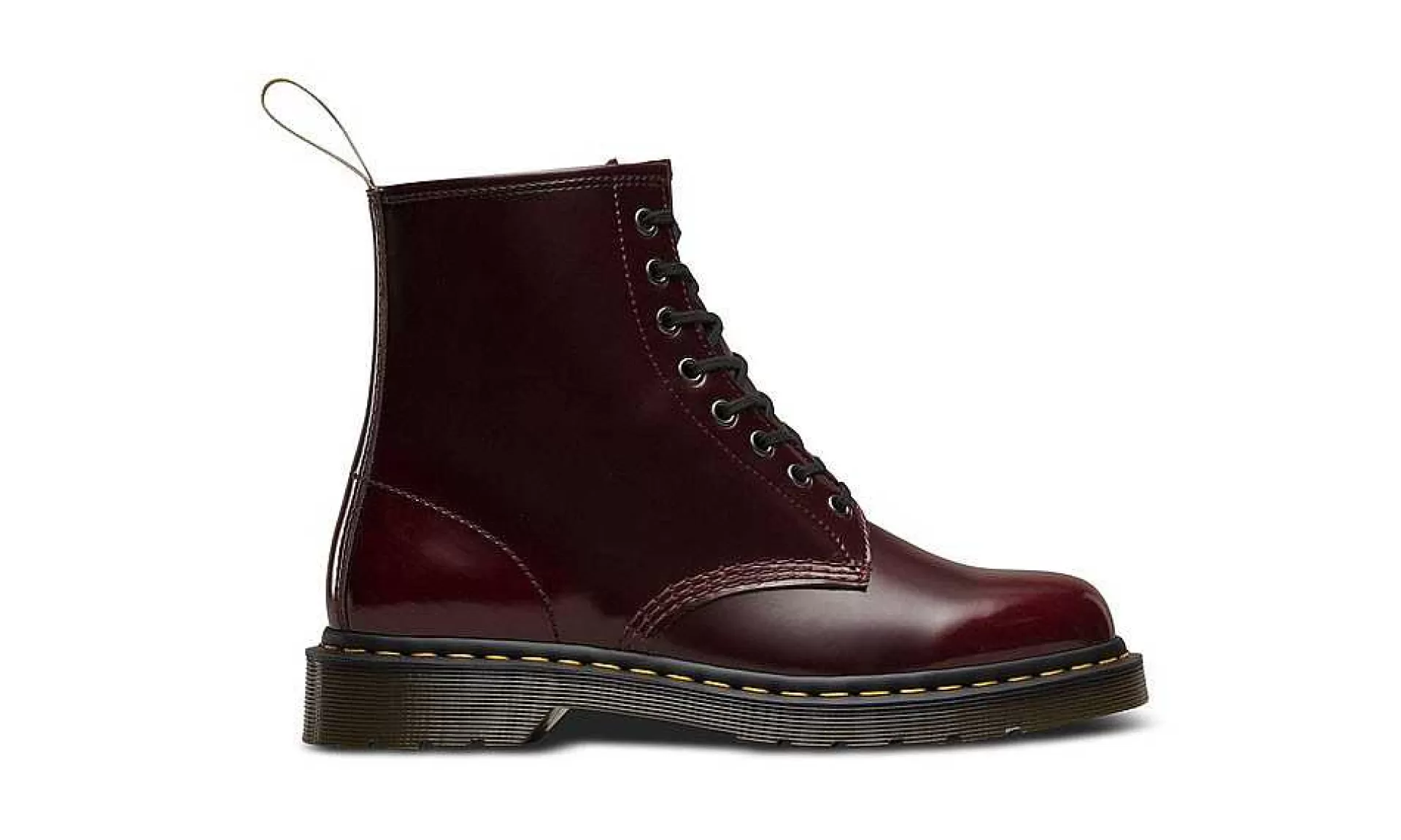 Damen Dr. Martens 1460 8-Eye Boot Cherry Red Oxford Rub Off