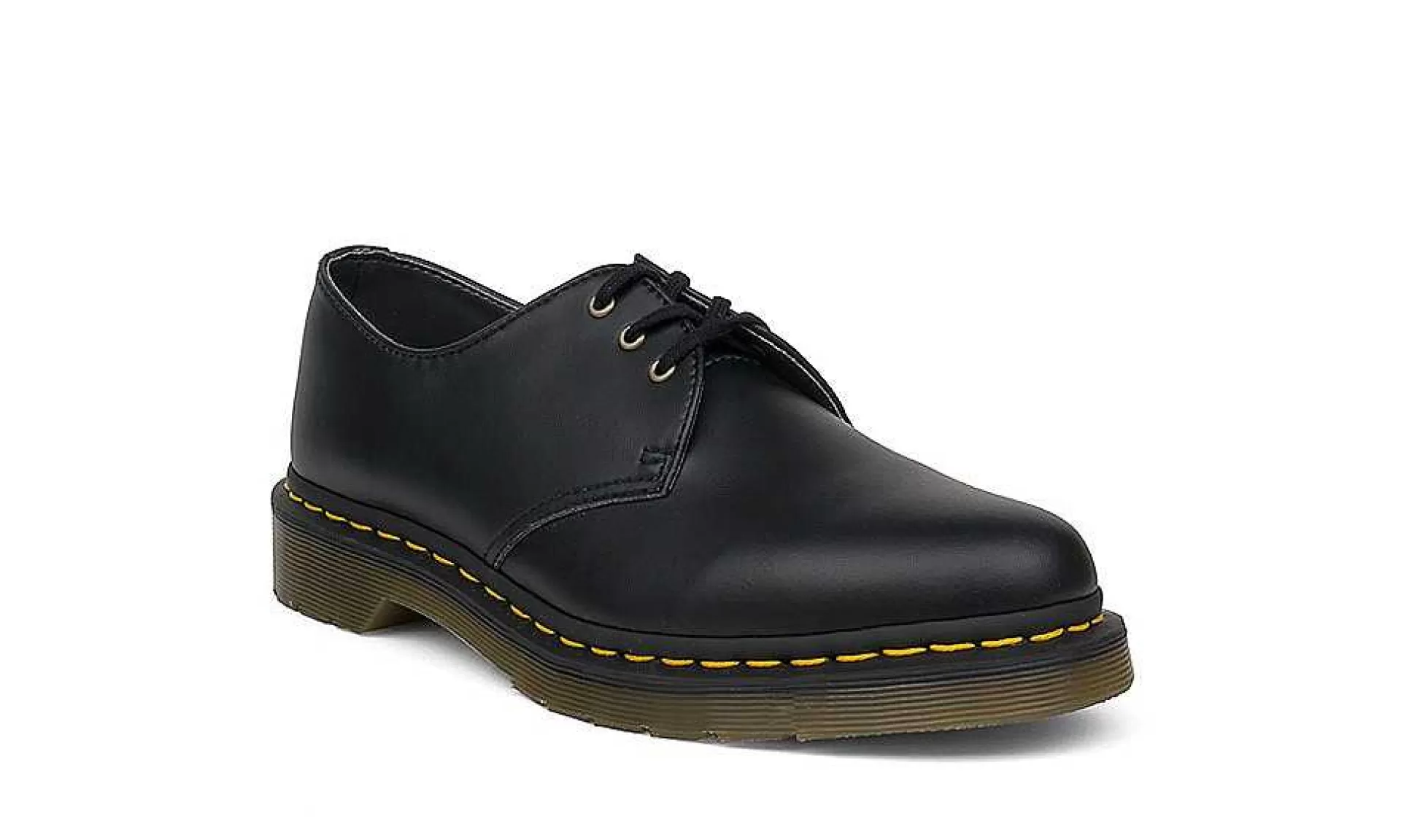 Damen Dr. Martens 1461 3-Eye Shoe Black Felix Rub Off