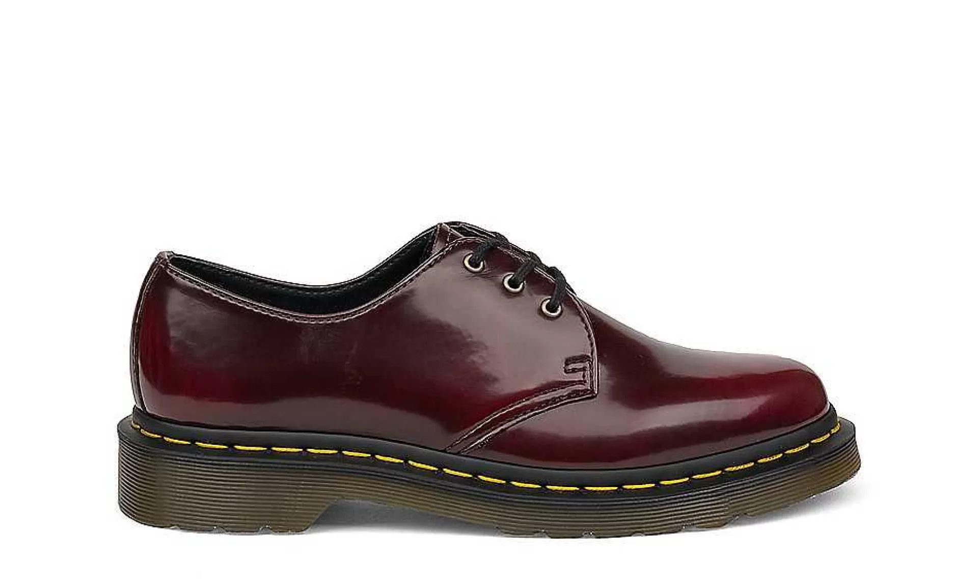 Herren Dr. Martens 1461 3-Eye Shoe Cherry Red Oxford Rub Off