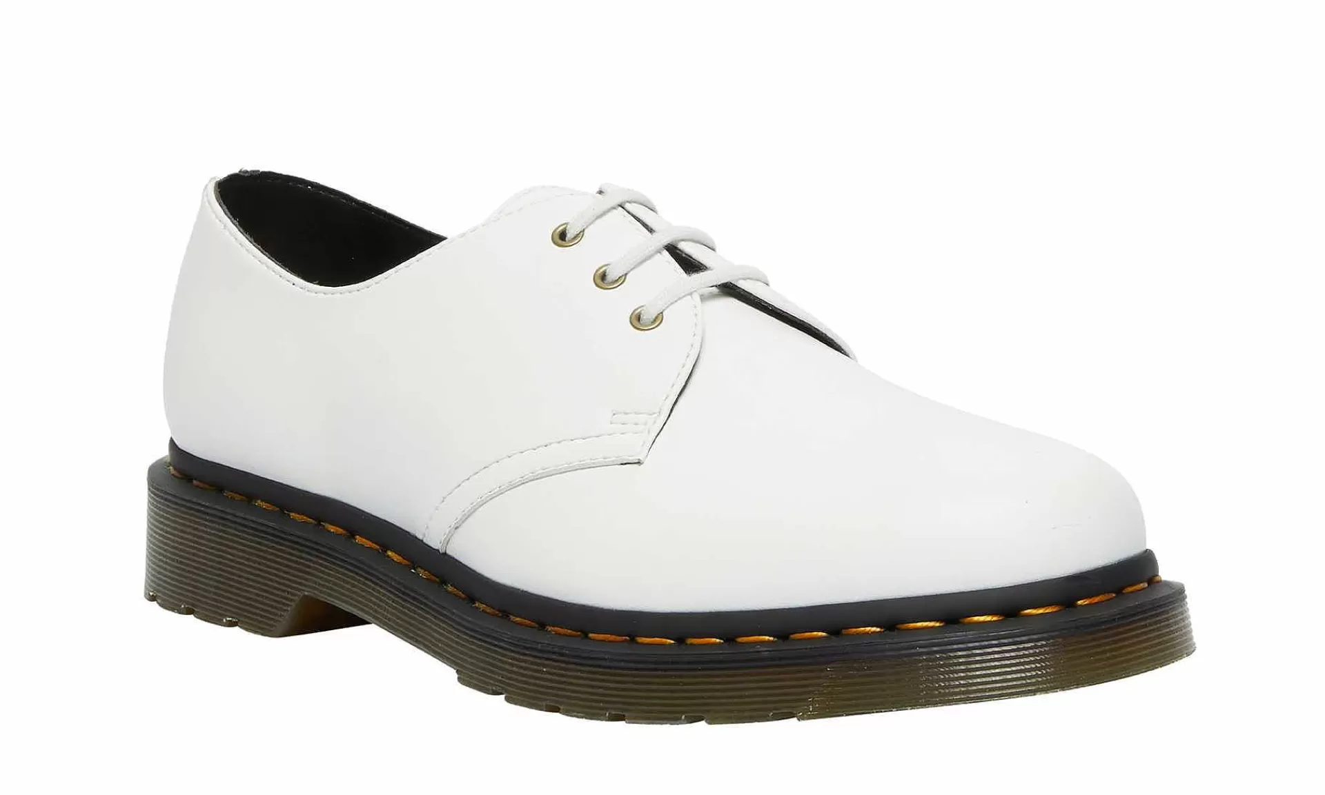 Damen Dr. Martens 1461 3-Eye Shoe Optical White Kemble