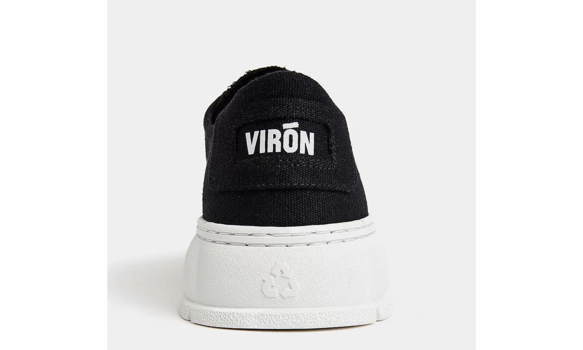 Damen Viron 1968 Black Canvas Toe-Cap Low