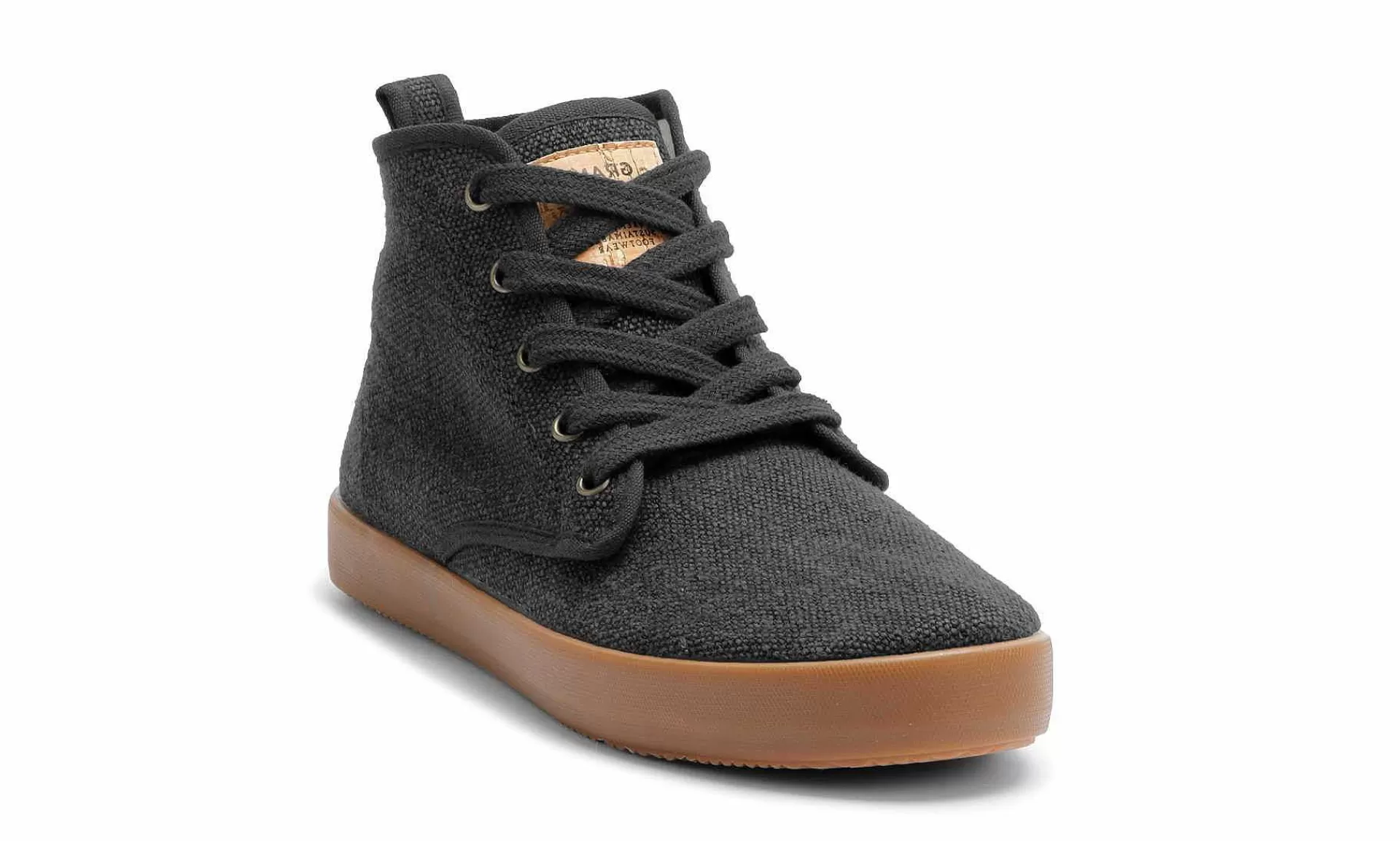 Herren Grand Step Shoes Adam Hemp Black