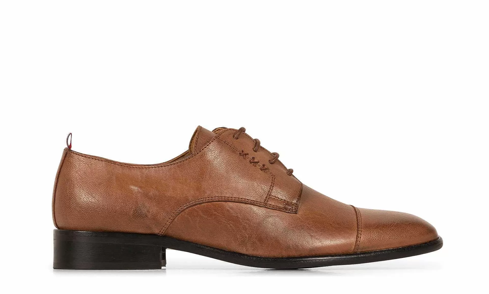 Herren Gentleberg Albert Cap Toe Derby Cognac Tan