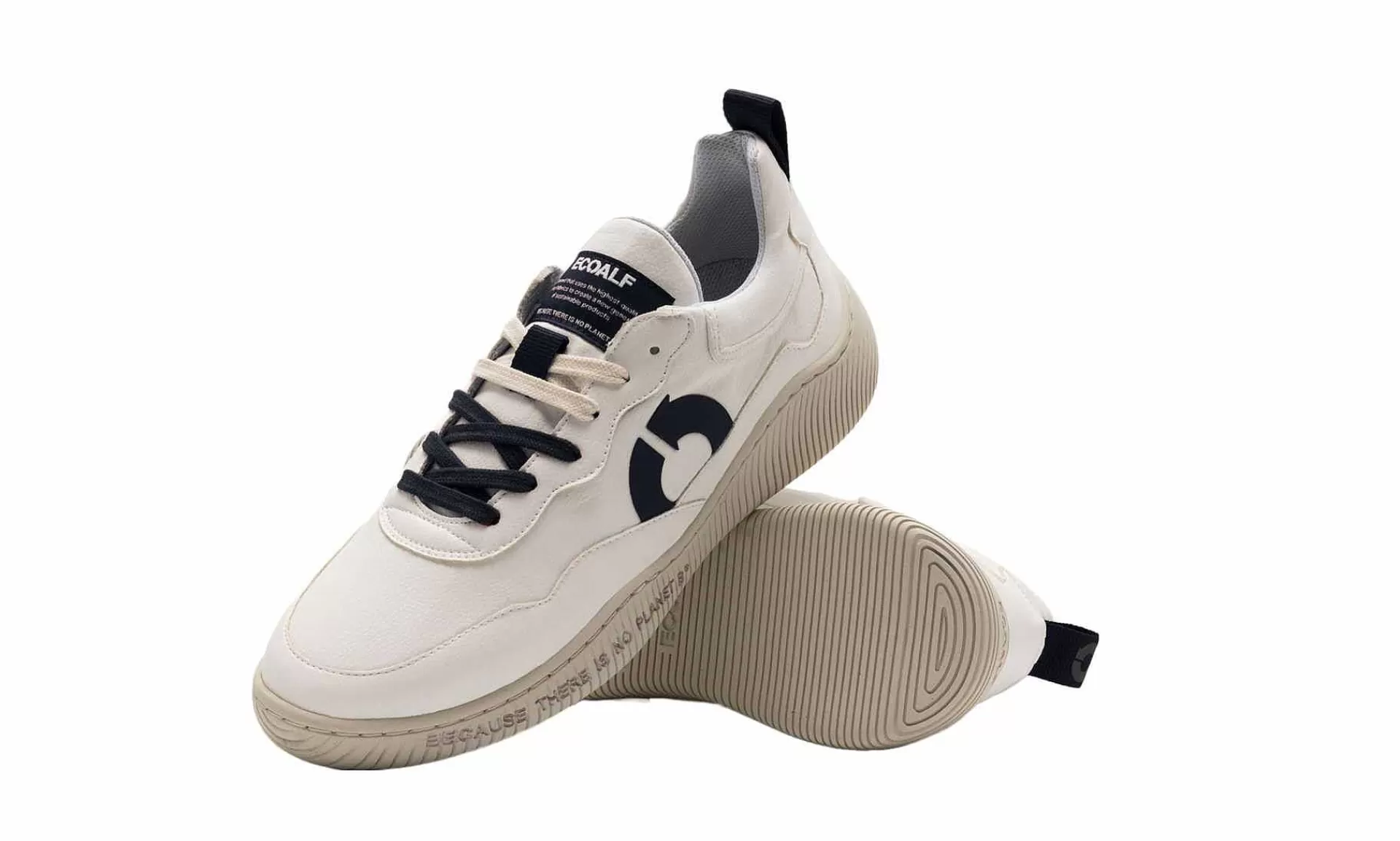 Herren Ecoalf Alcudia Sneakers Man Off White/Navy