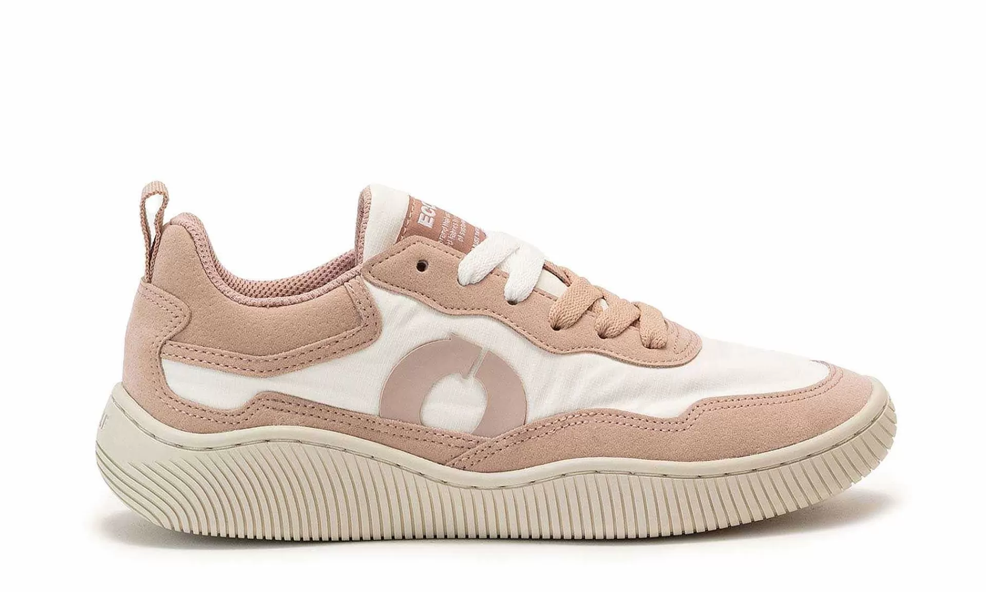 Damen Ecoalf Alcudianyalf Sneakers Woman Off White/Pink