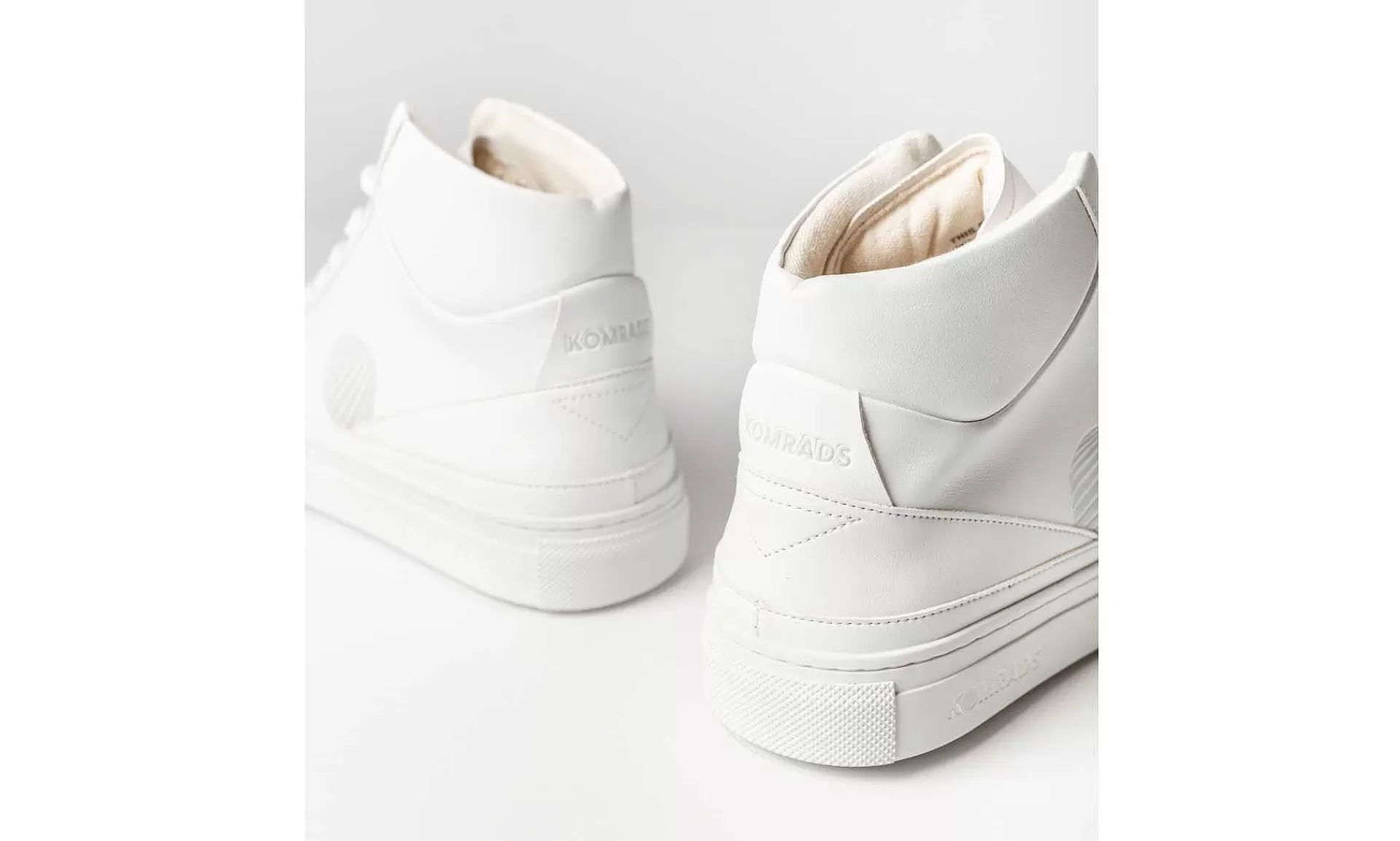 Damen Komrads Apls Maca High Top Monowhite