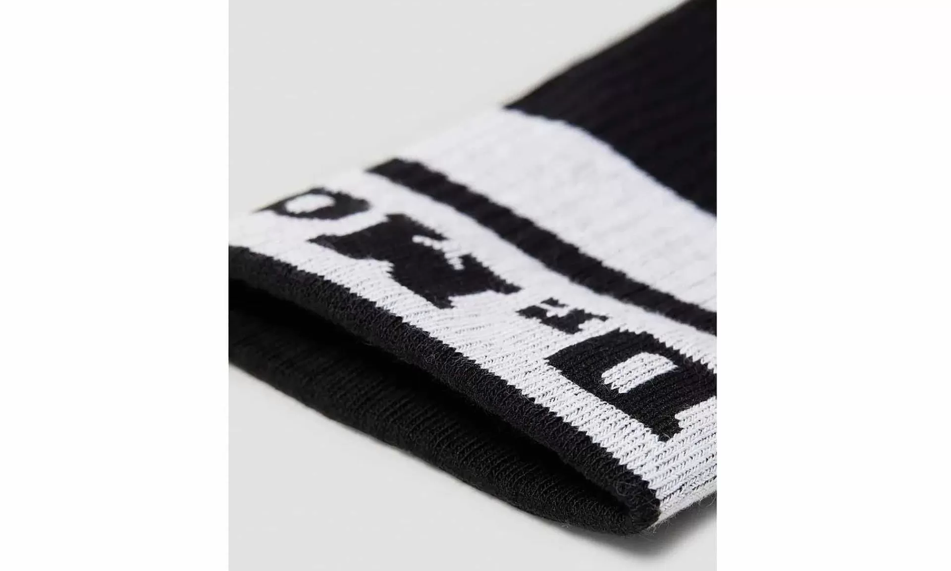 Accessoires Dr. Martens Athletic Logo Sock Black White Black