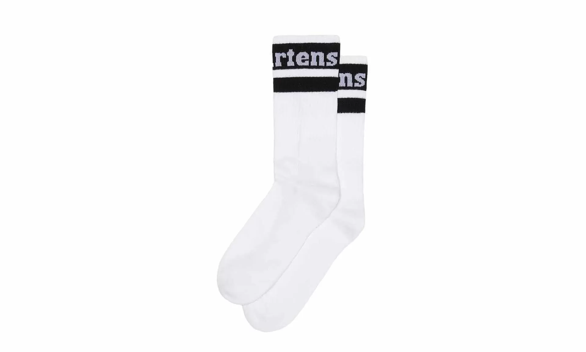 Accessoires Dr. Martens Athletic Logo Sock White Black