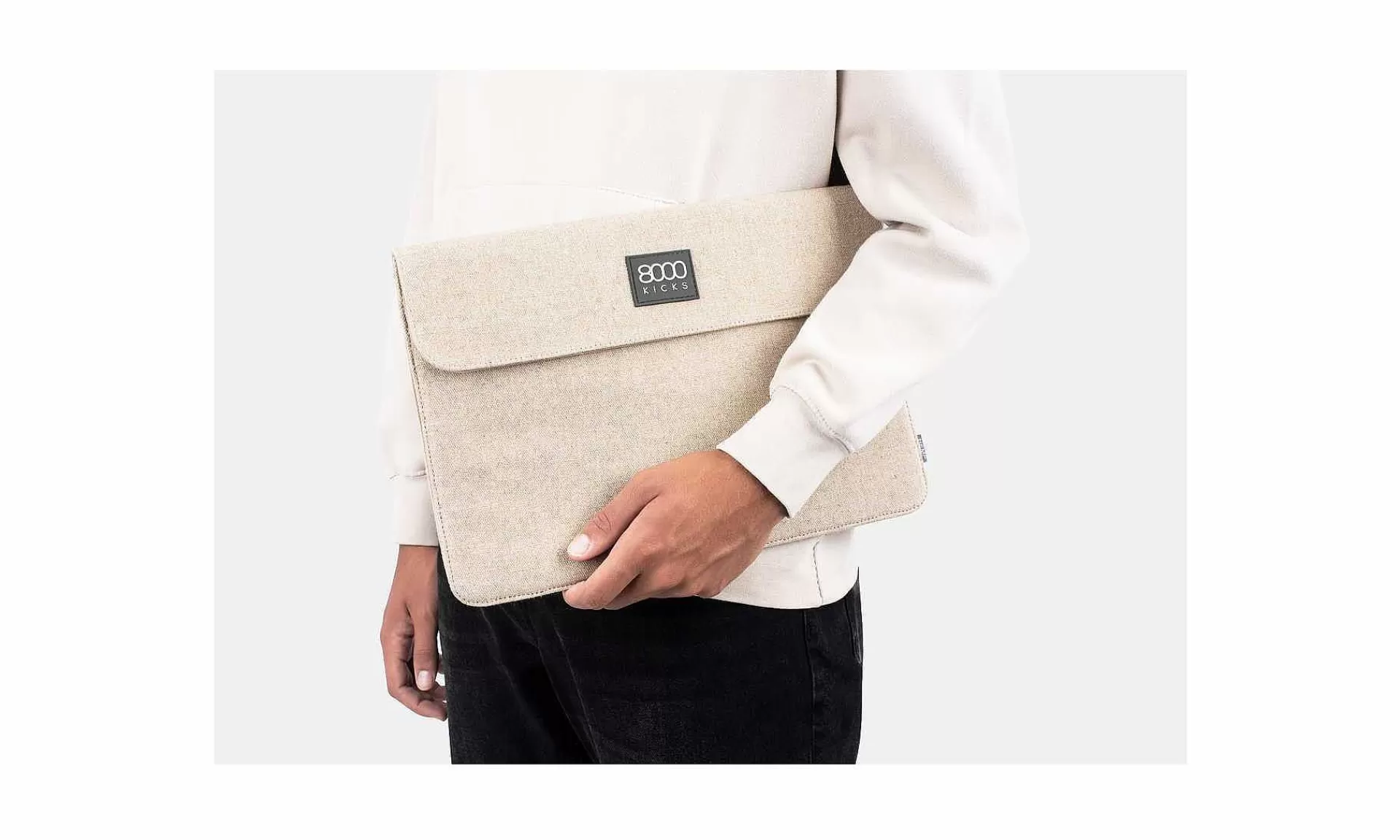 Accessoires 8000kicks Big Laptop Case Beige