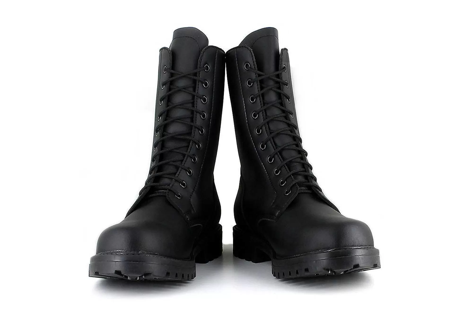 Damen Vegetarian Shoes Combat Boot Black