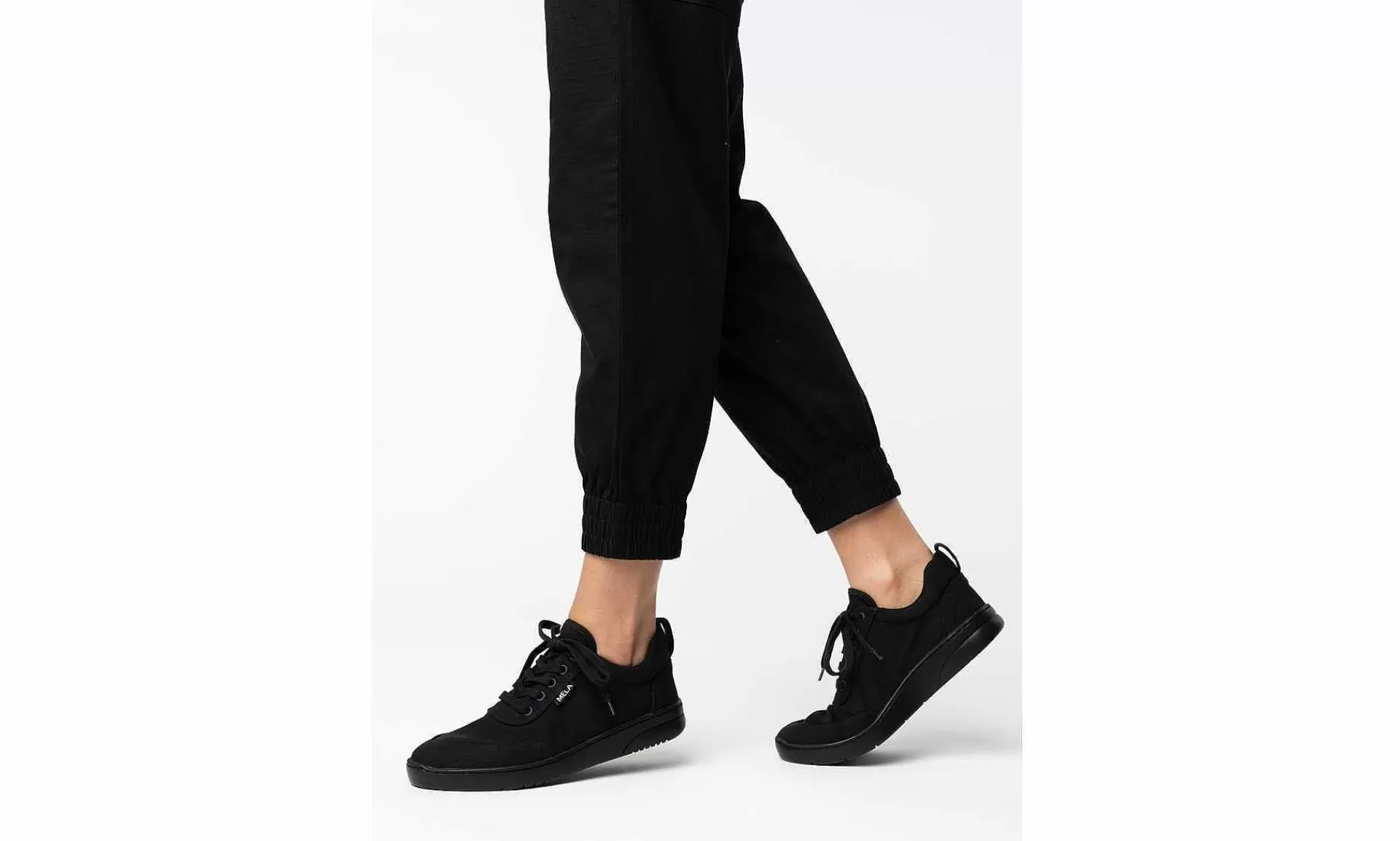 Damen Melawear Damen Sneaker Yala Schwarz/Schwarz