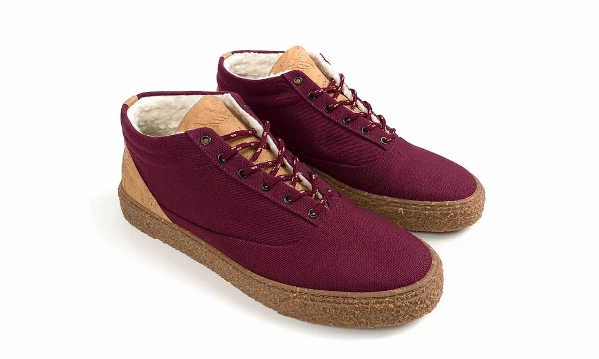 Damen bleed Eco4 Sneaker Mid Rot