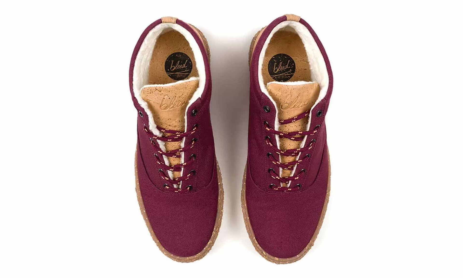 Damen bleed Eco4 Sneaker Mid Rot