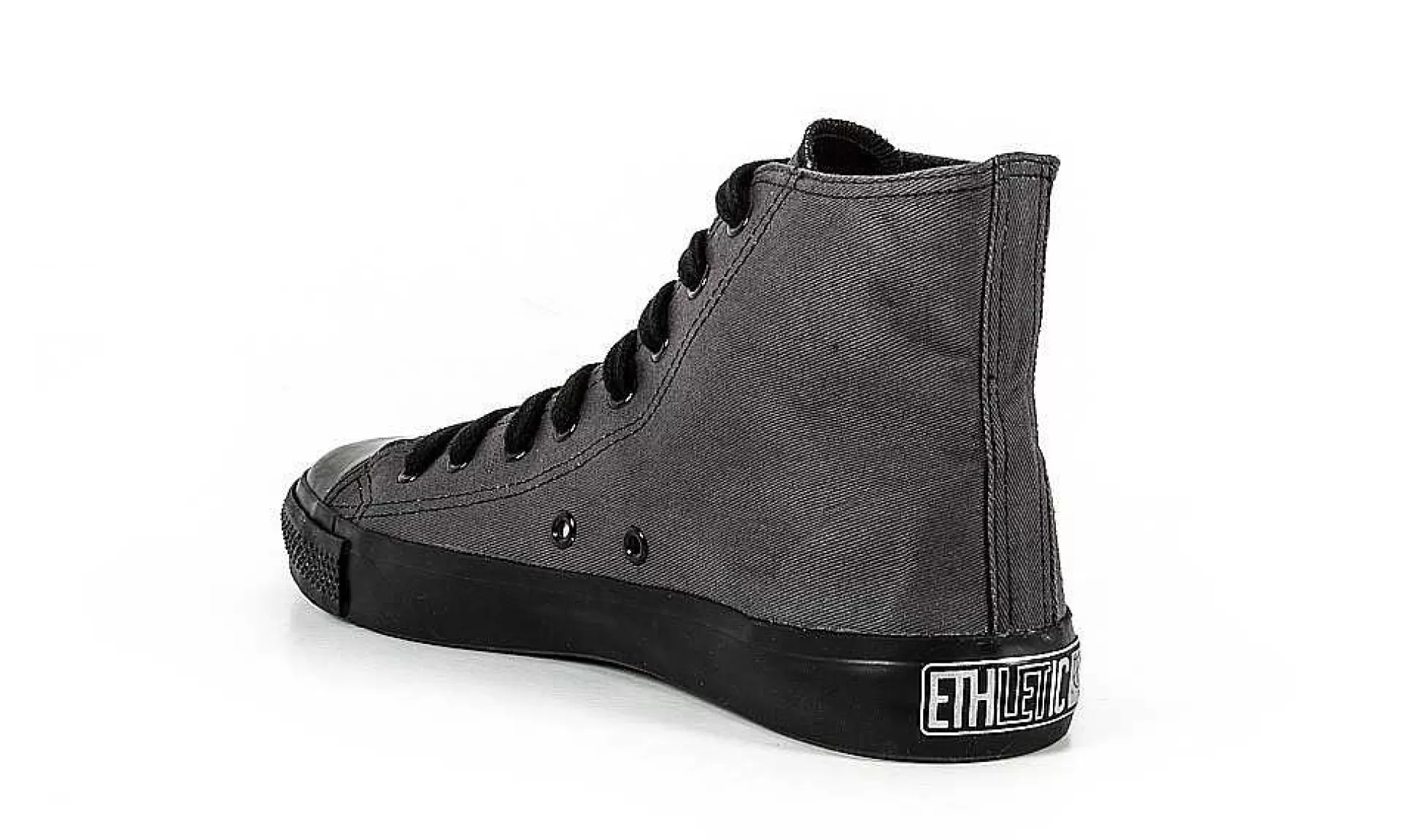 Damen Ethletic Fair Trainer Black Cap Hi Cut Pewter Grey