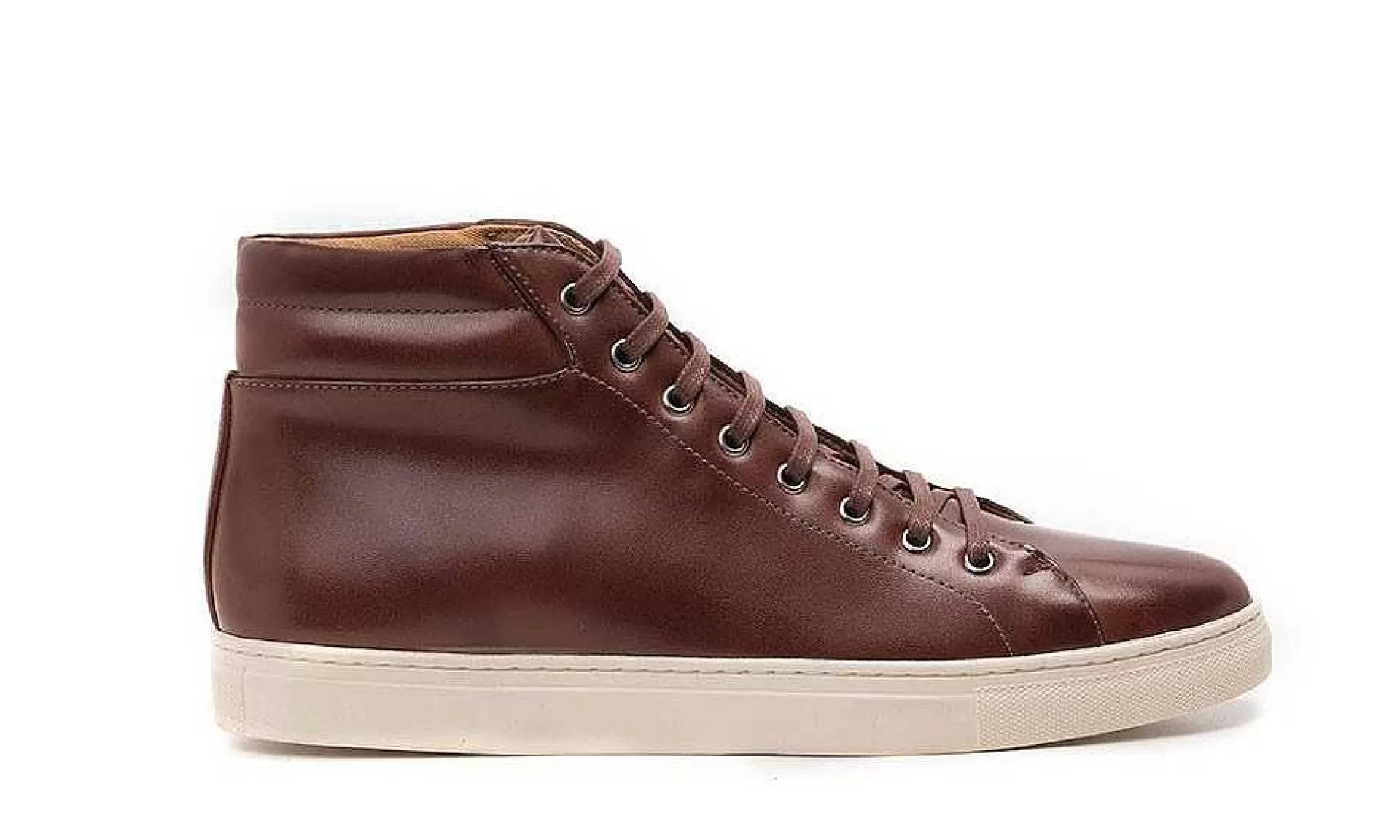 Damen Ahimsa High Top Sneaker Cognac