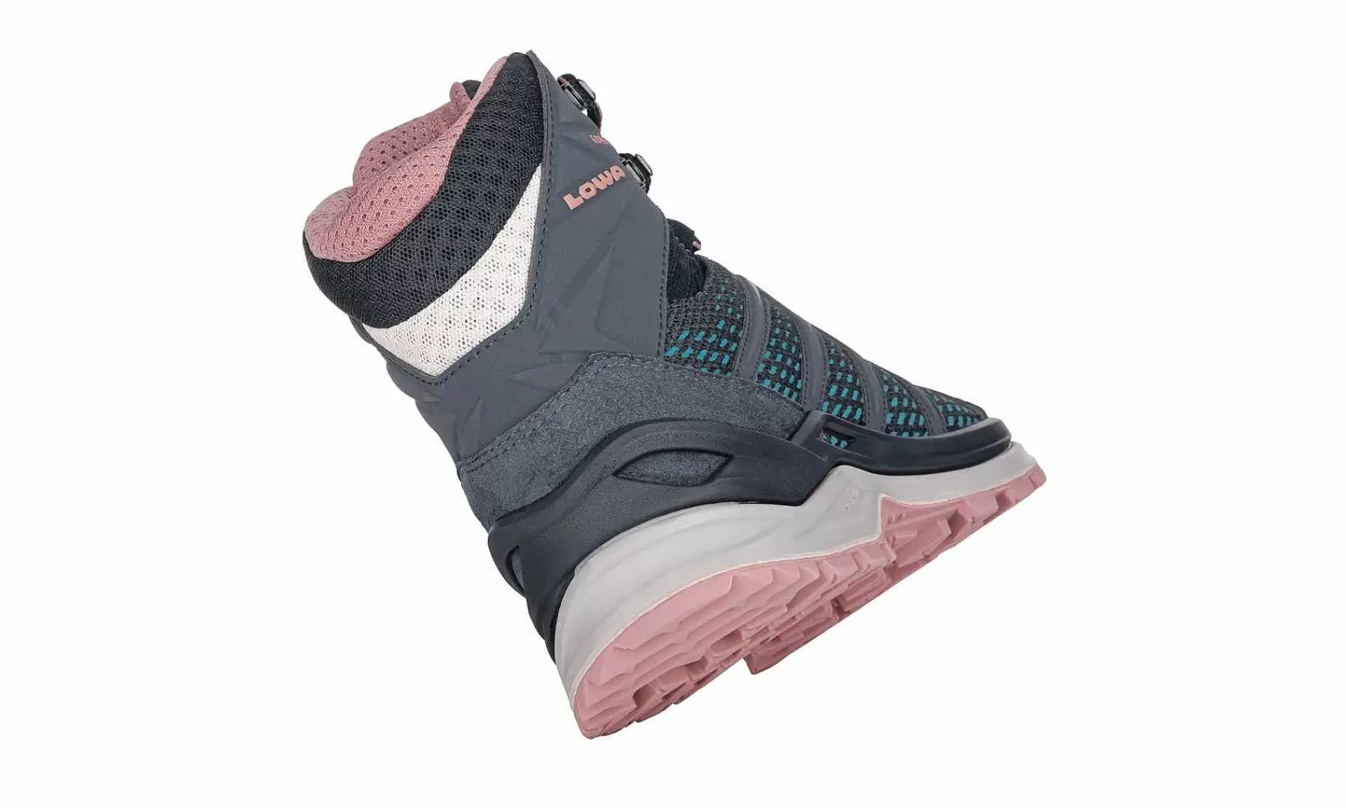 Damen LOWA Innox Pro Gtx Mid Ws Stahlblau/Rose