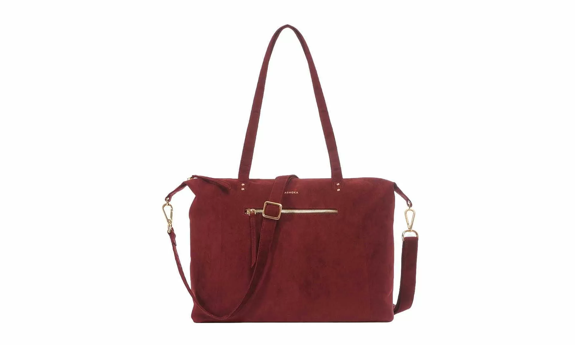 Accessoires ASHOKA Paris Mia Bordeaux Faux Suede