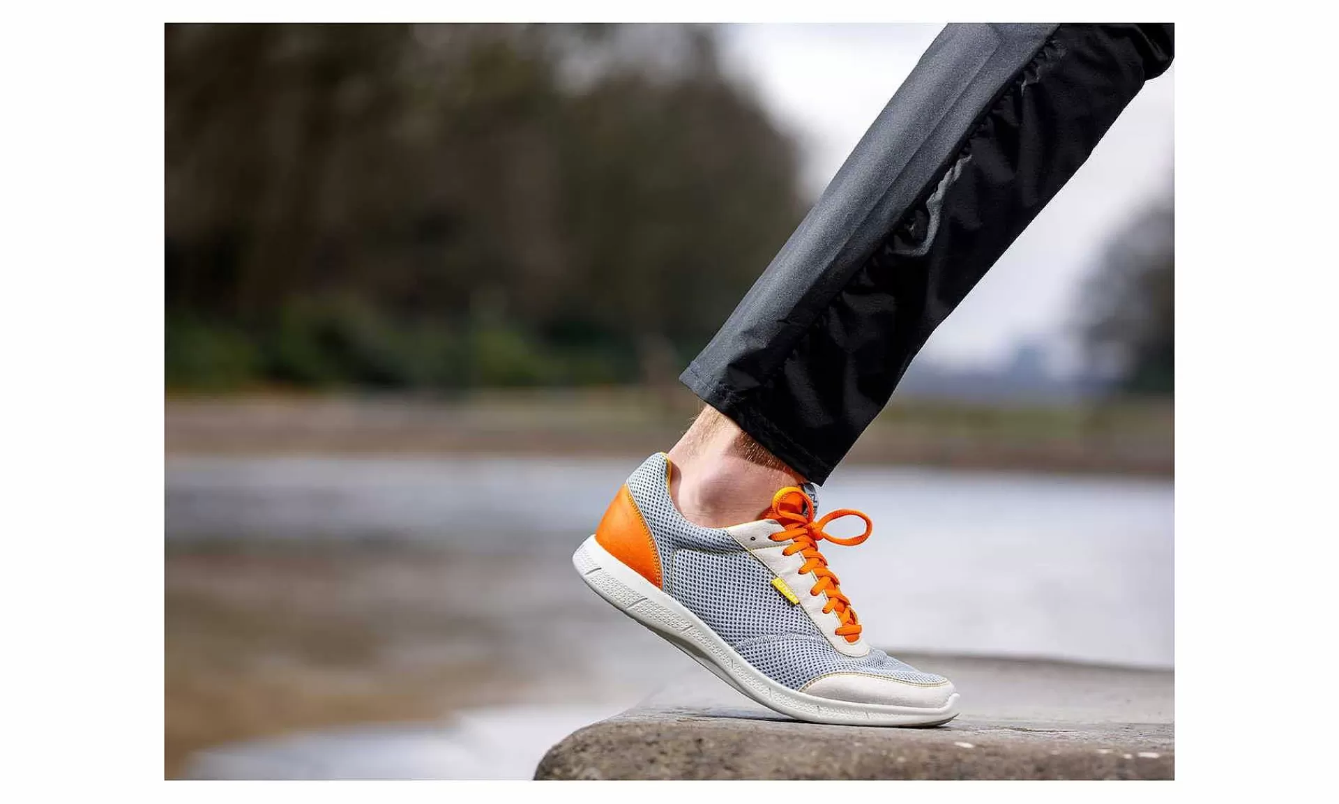 Herren Lunge Neo Run (Light Gray/Dark Orange)