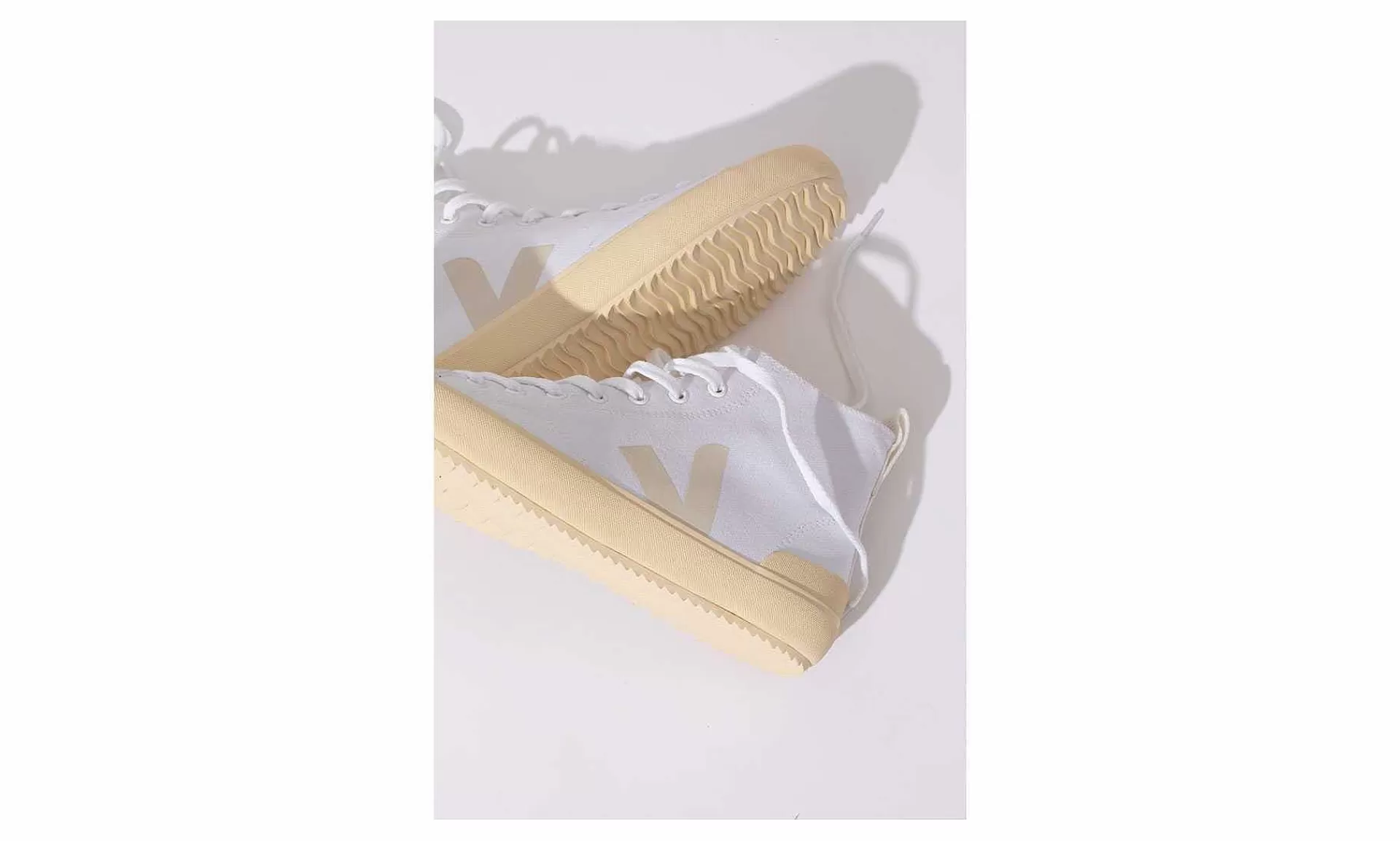 Damen Veja Nova Ht Canvas White Butter-Sole