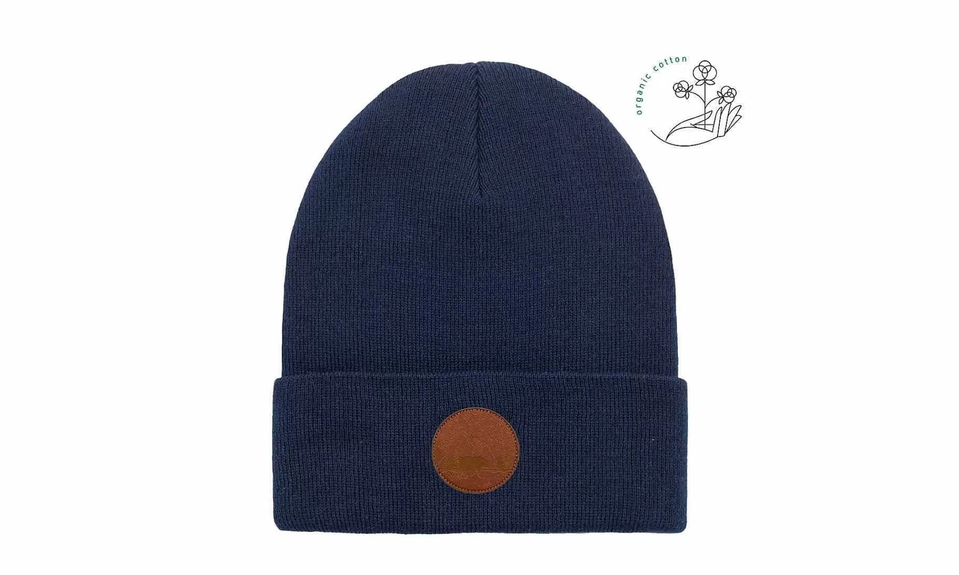 Accessoires Kabak Organic Cotton Beanie Classic Navy Blue