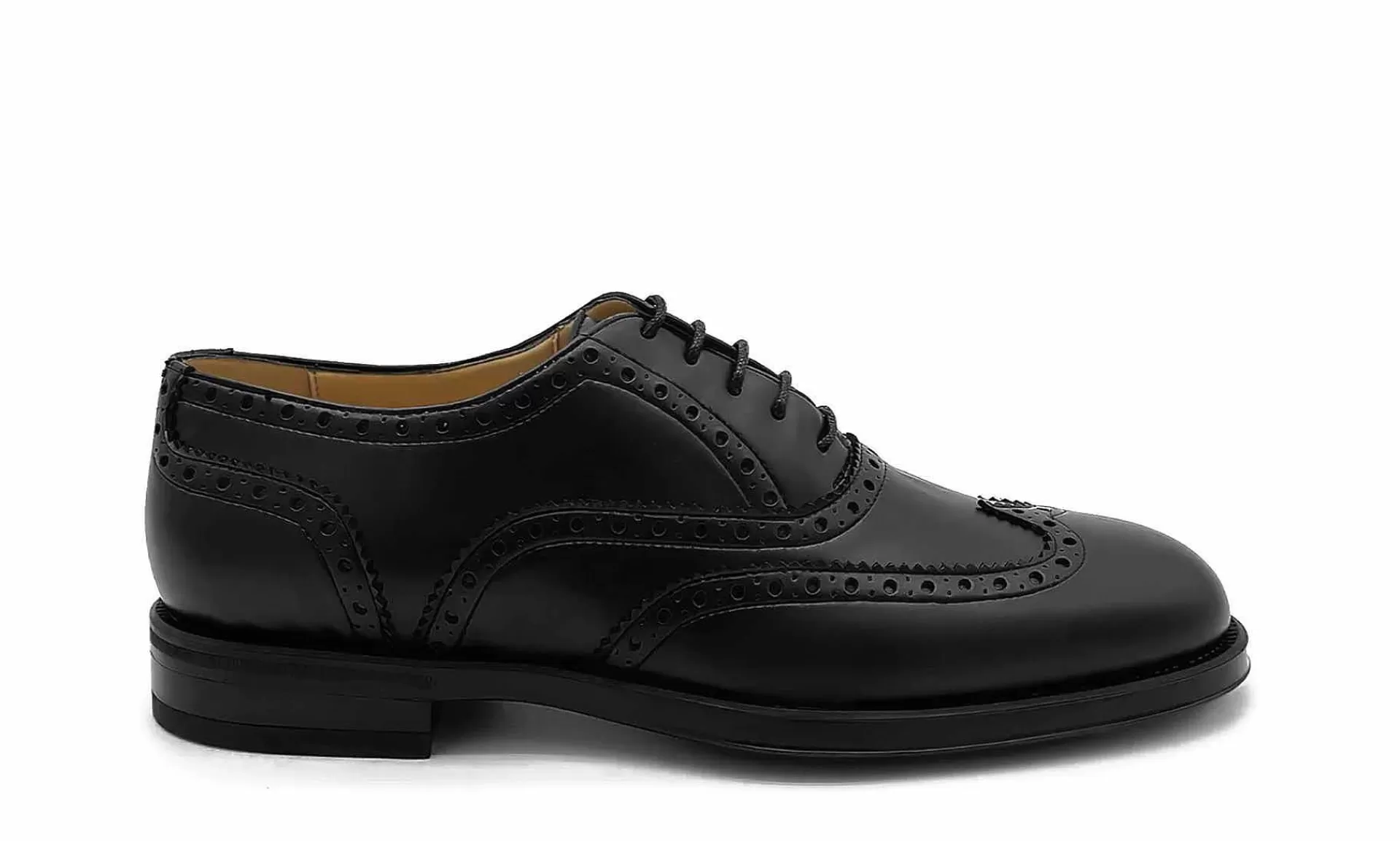 Herren Solari Milano Oxford Brogue Black