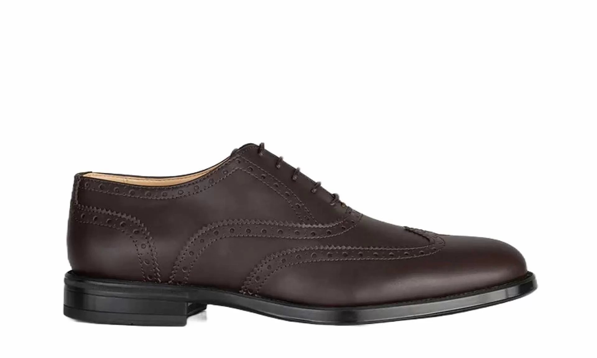 Herren Solari Milano Oxford Brogue Brown