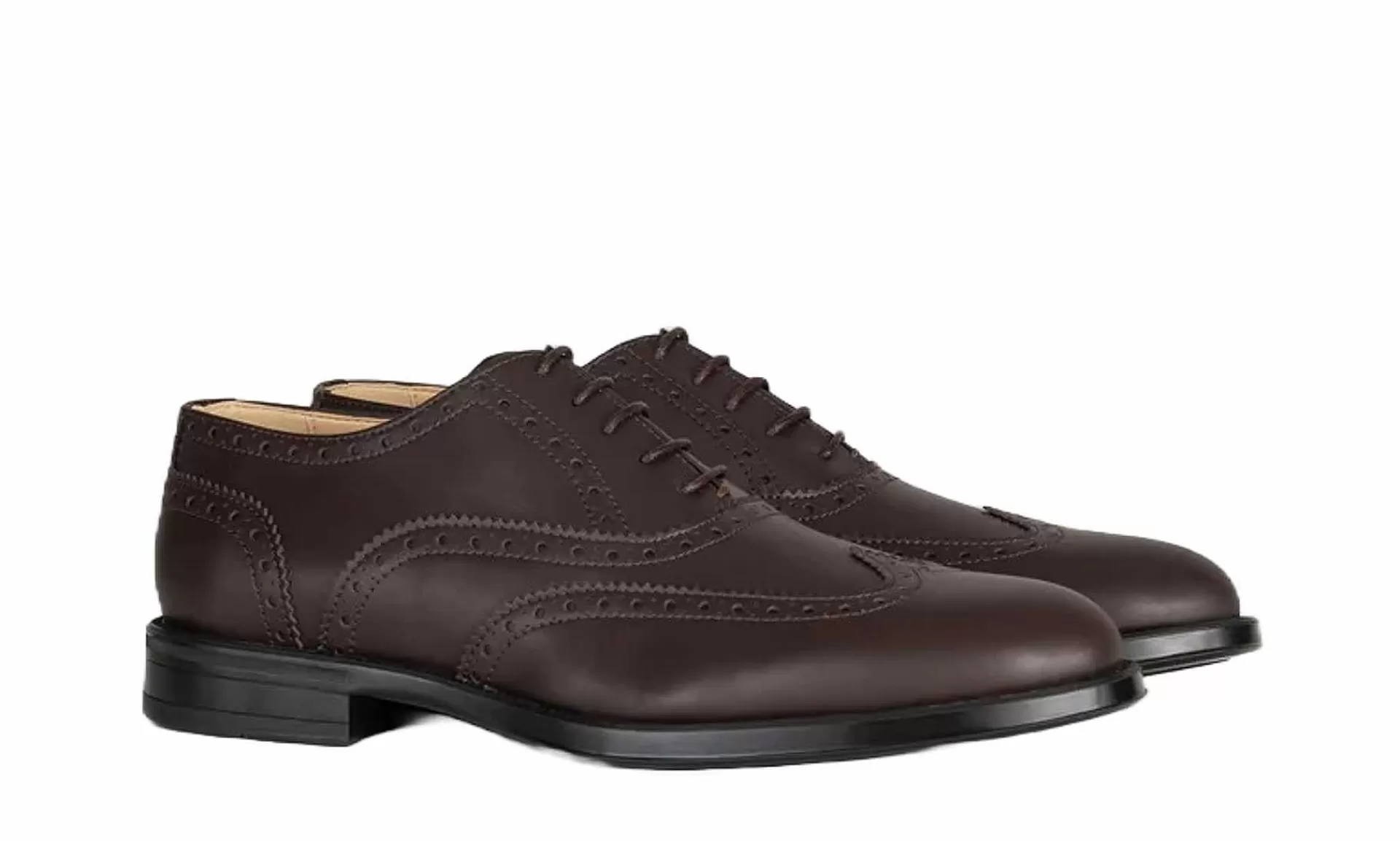 Herren Solari Milano Oxford Brogue Brown