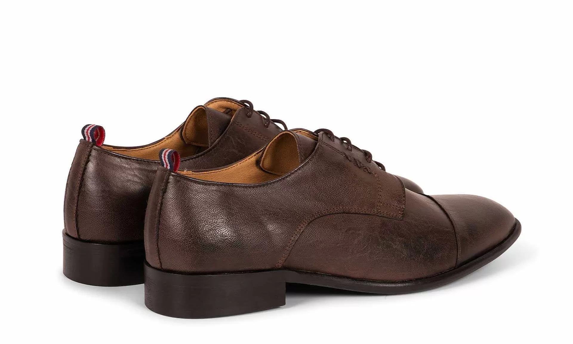 Herren Gentleberg Rob(Bert) Cap Toe Derby Dark Brown