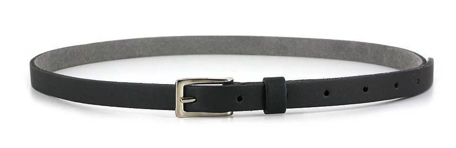 Accessoires Vegetarian Shoes Skinny Belt Black