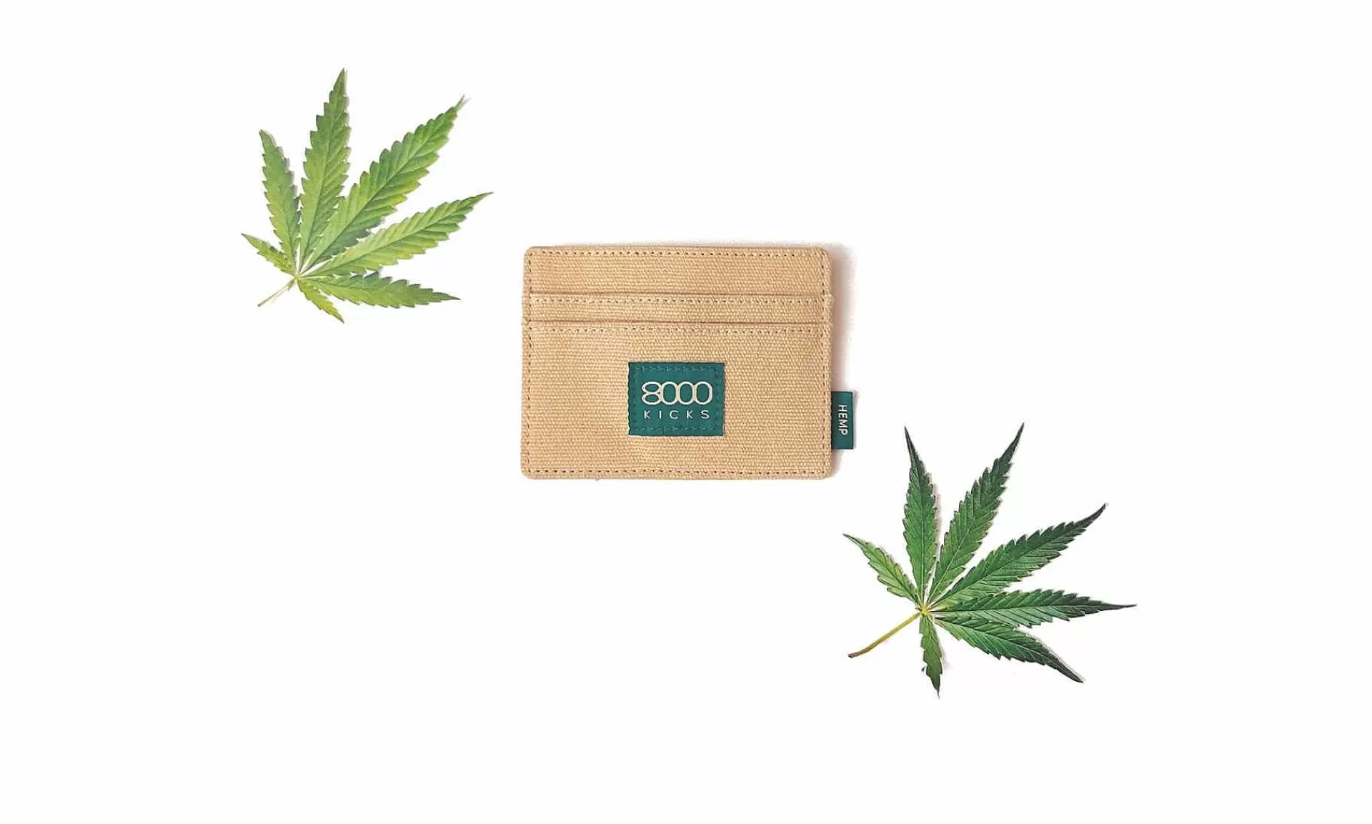 Accessoires 8000kicks Skinny Hemp Wallet Beige