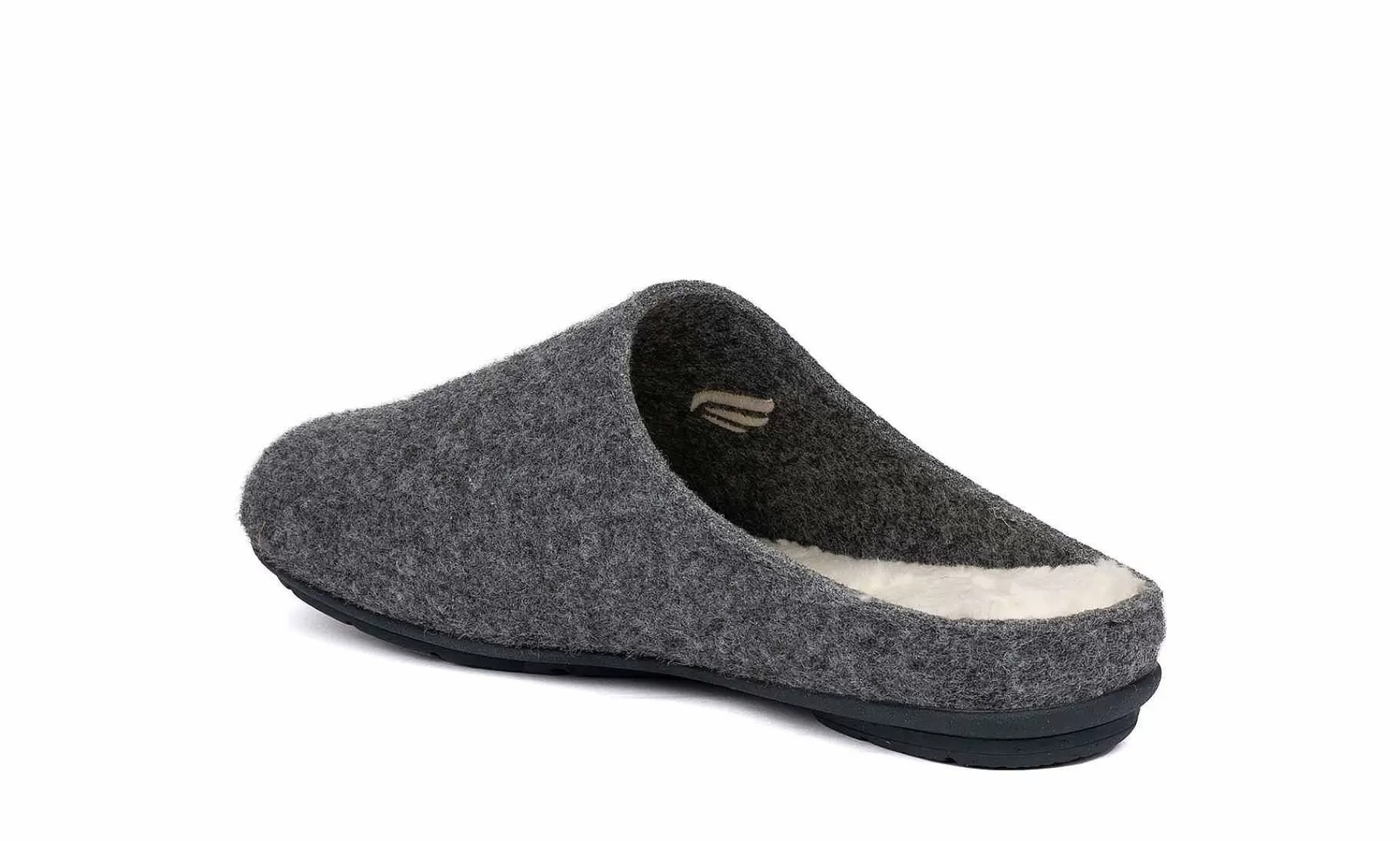 Damen * Slippers Anthrazit