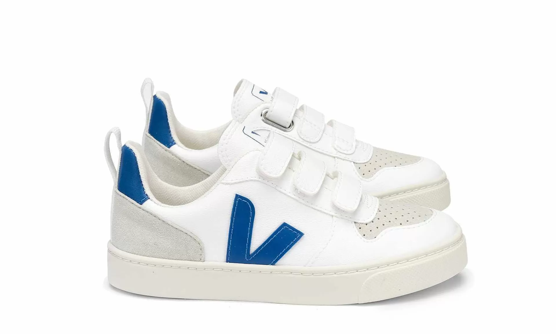 Kinder Veja Small V-10 Velcro Cwl White Indigo