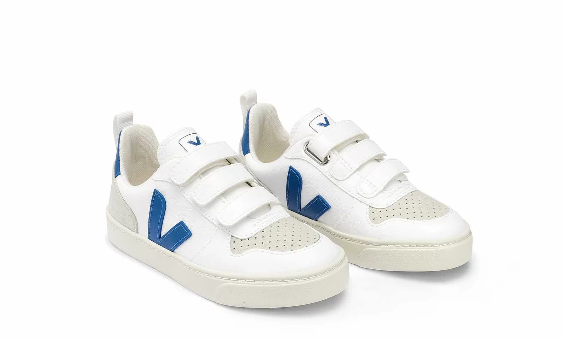 Kinder Veja Small V-10 Velcro Cwl White Indigo