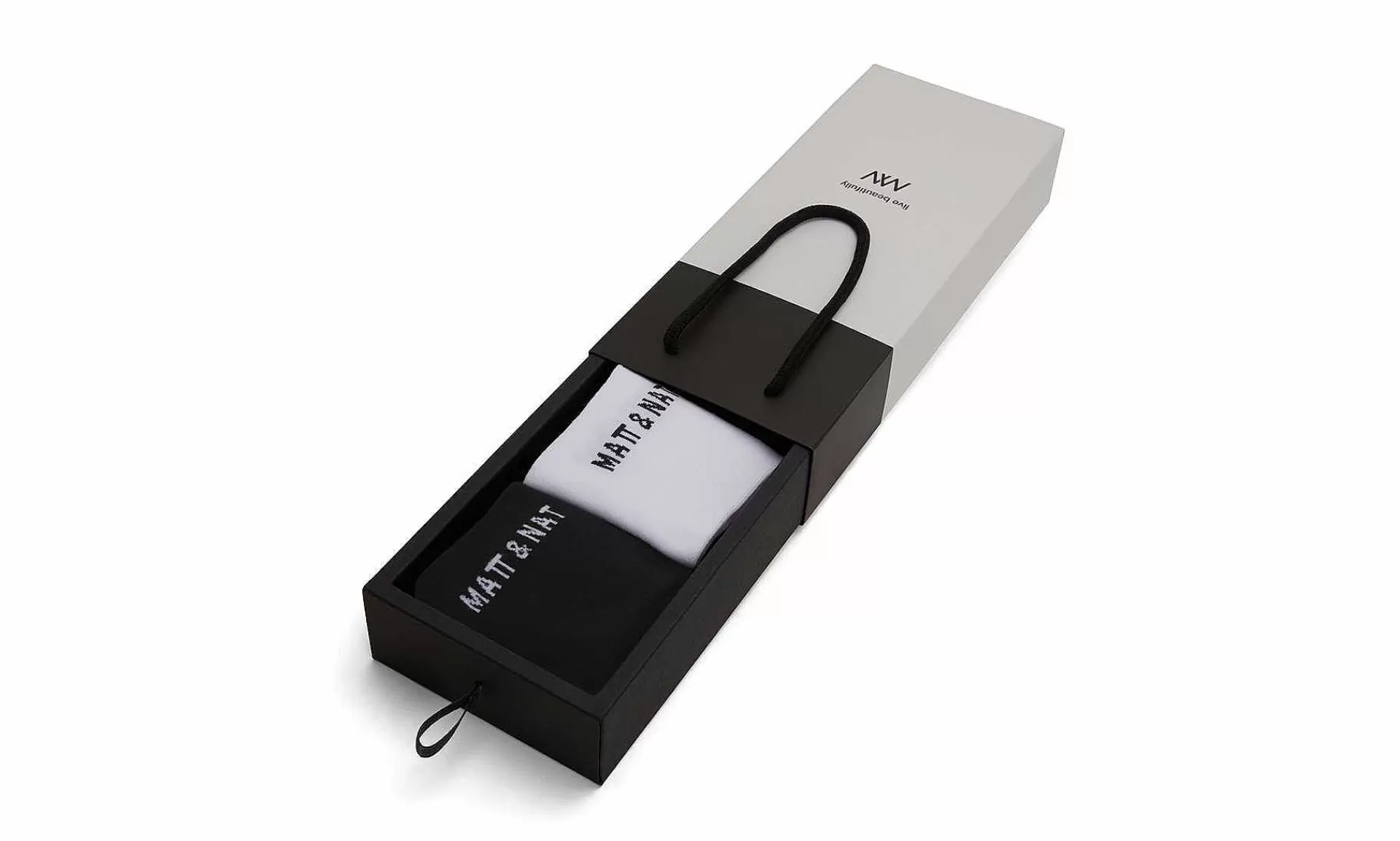 Accessoires Matt and Nat Sock Box Set Black & White