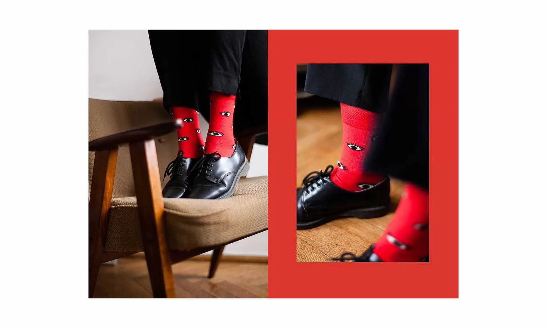 Accessoires Kabak Socks Red Eyes