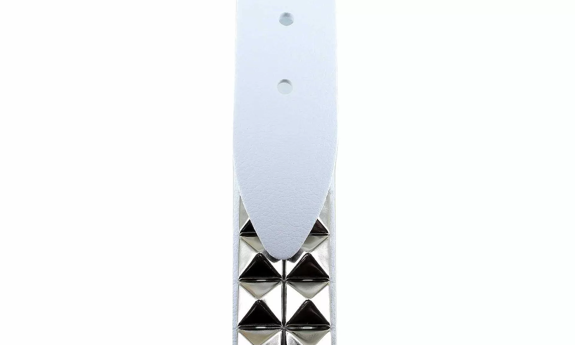 Accessoires Vegetarian Shoes Studded Belt Pyramid White