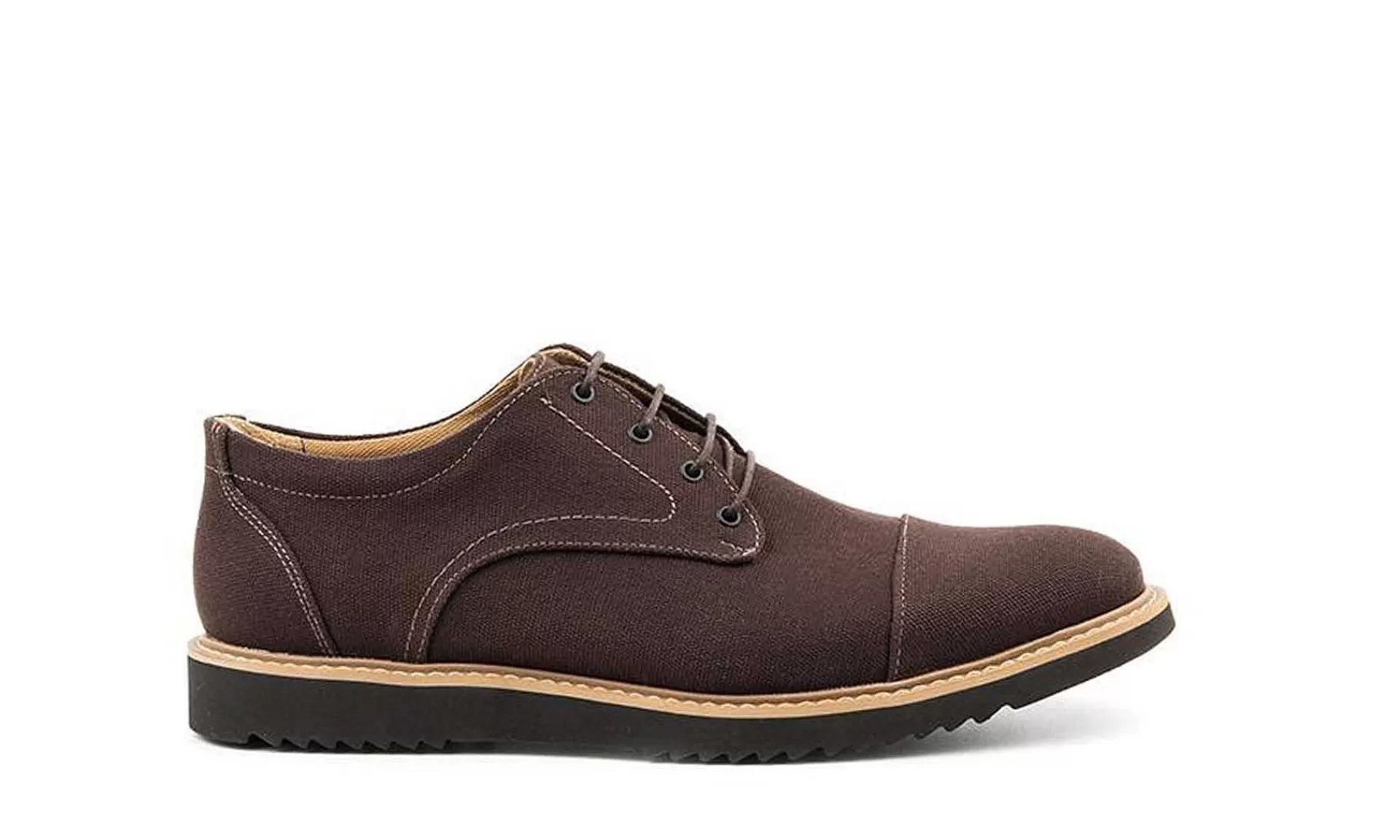 Herren Ahimsa Victor Canvas Espresso