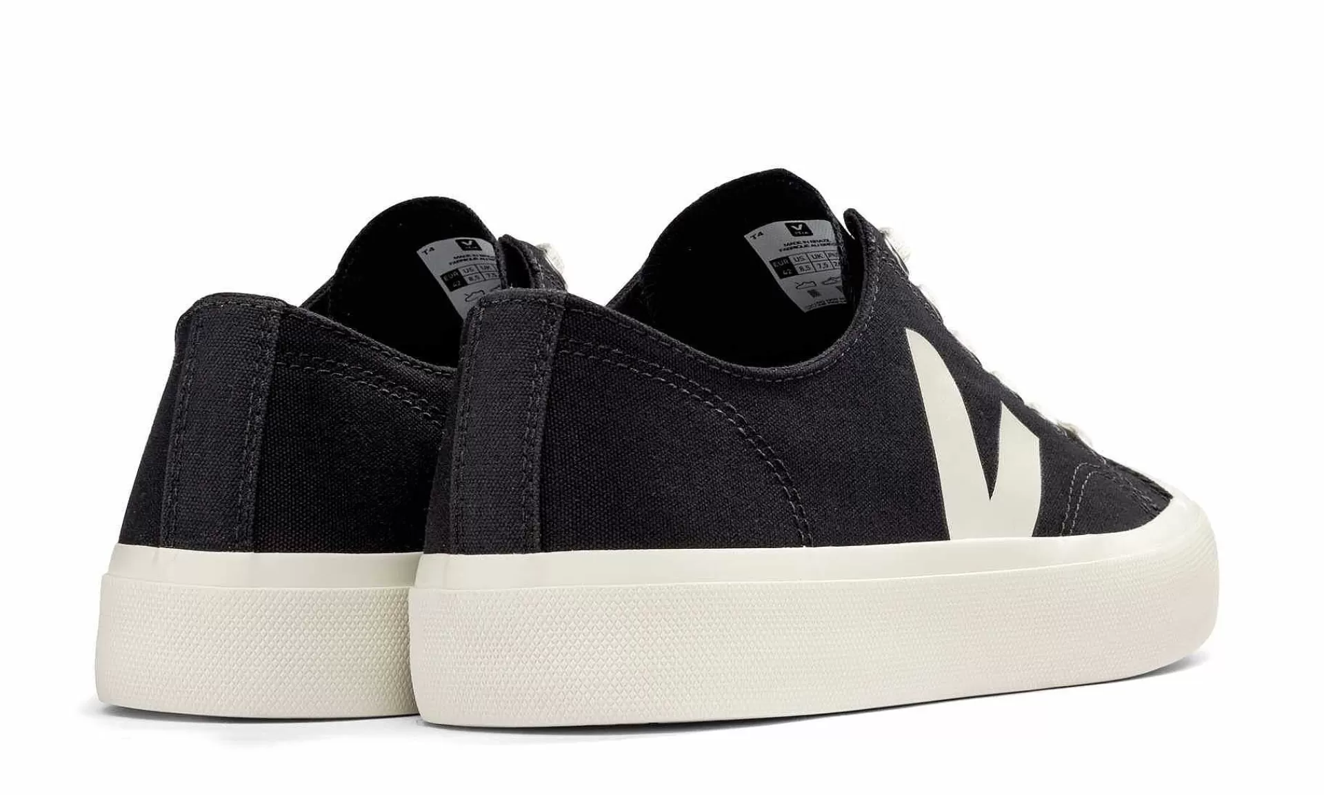 Damen Veja Wata Ii Low Canvas Black Pierre