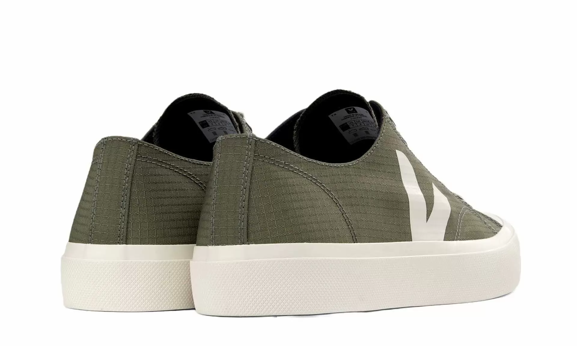 Herren Veja Wata Ii Low Canvas Kaki Pierre