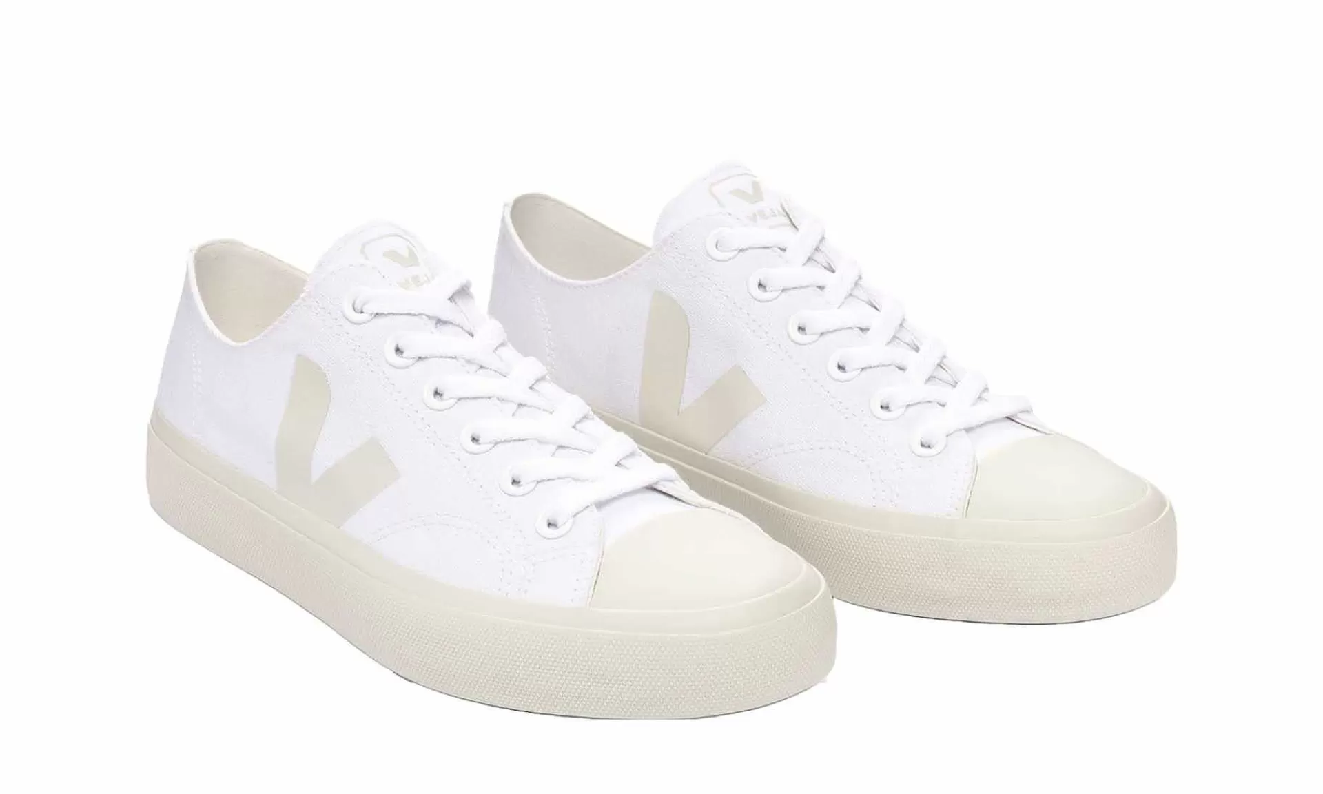 Damen Veja Wata Ii Low Canvas White Pierre